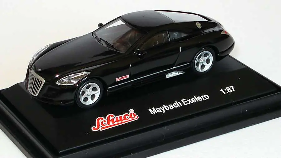 1zu87_Fulda_Maybach_Concept_Car_Exelero_2005_schwarz_Schuco_25157_15351_01.webp