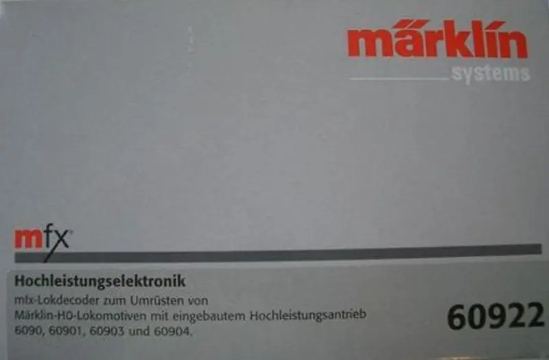 Marklin 60922 mfx Nuevo