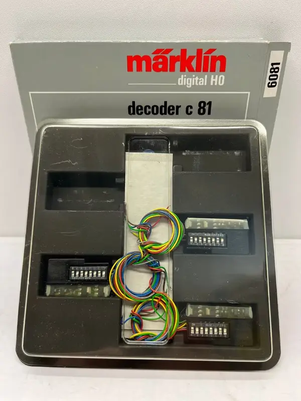 Marklin 6081 Digital H0 decoder c 81(se vende por unidad, caja con 3)