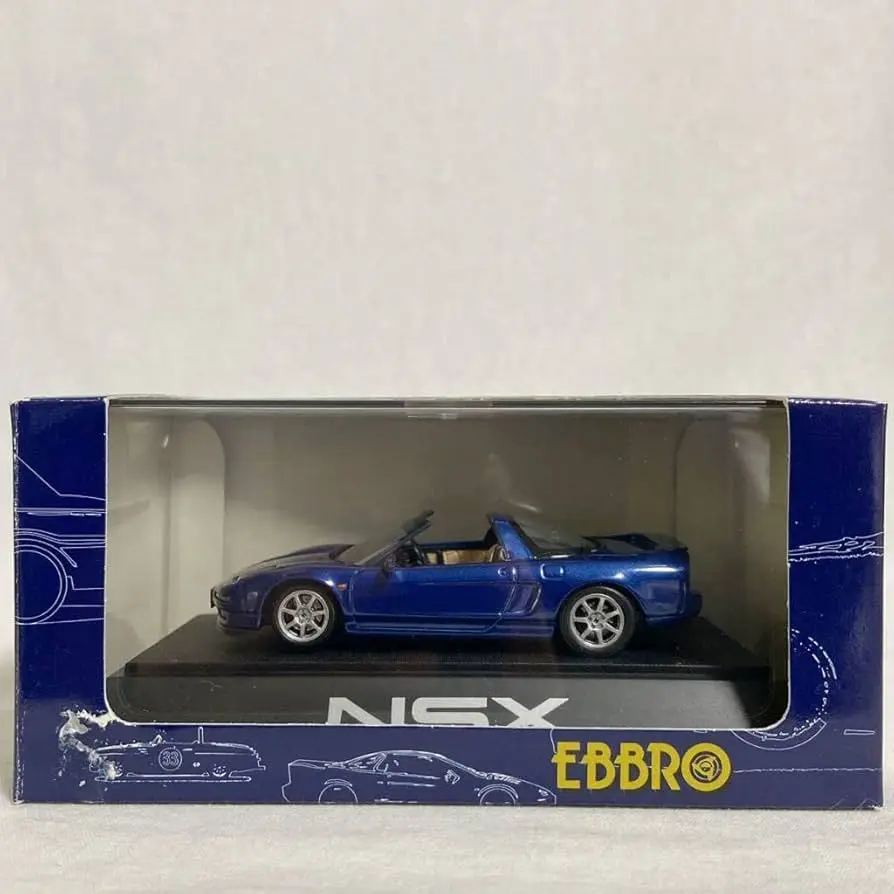 EBBRO HONDA NSX-T Metallic Blue 1/43 Usado