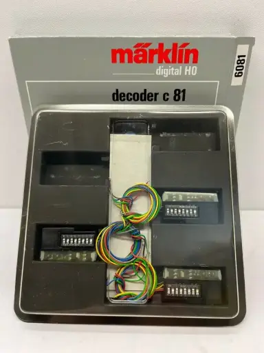 [6081] Marklin 6081 Digital H0 decoder c 81(se vende por unidad, caja con 3)