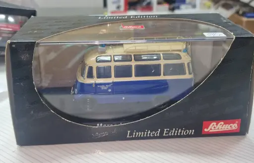 [02813] Schuco Mercedes-Benz O 319 "THW" 02813 1/43 Usado